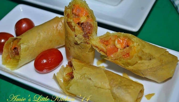 Popia Burger Keju Amie’s Little Kitchen